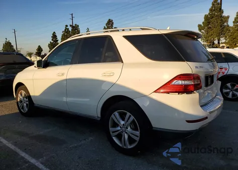 2013 Mercedes-Benz Ml 350 from USA, damaged, VIN 4JGDA5JB9DA117311
